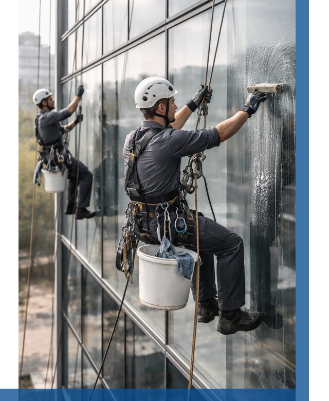 Мойка сплошного остекления в Протвине, заказать от 305 р.| ВЫСОТНИК-Прн