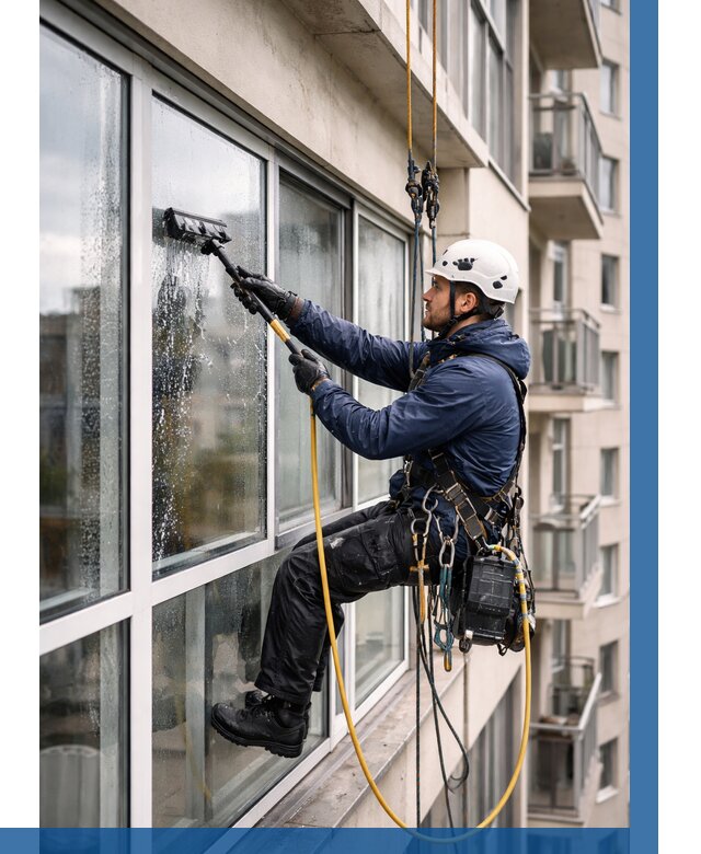 Мойка балконного остекления в Протвине от 3561 р. | ВЫСОТНИК-Прн