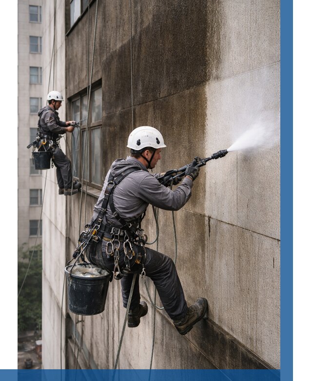 Очистка фасада от копоти в Протвине от 254 р. | ВЫСОТНИК-Прн