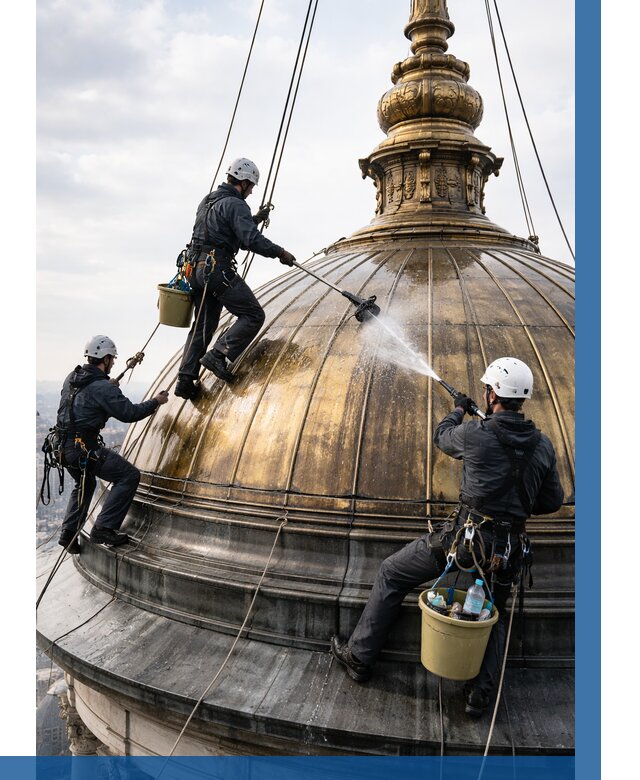 Мойка куполов и шпилей в Протвине от 8140 р. - заказать | ВЫСОТНИК-Прн