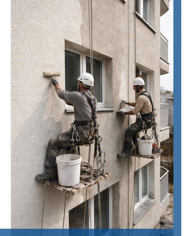 Нанесение короеда на фасад в Протвине от 458 р. | ВЫСОТНИК-Прн