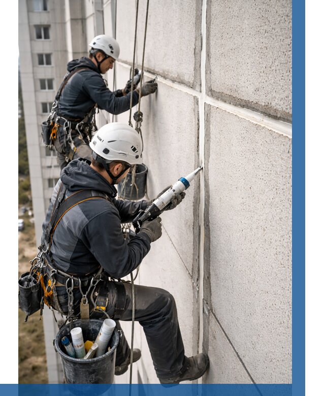 Герметизация межпанельных швов в Протвине от 712 р. | ВЫСОТНИК-Прн
