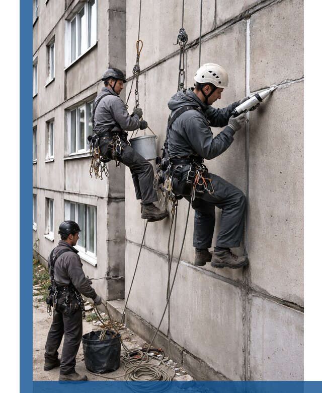 Герметизация межпанельных швов в Протвине с гарантией герметичности