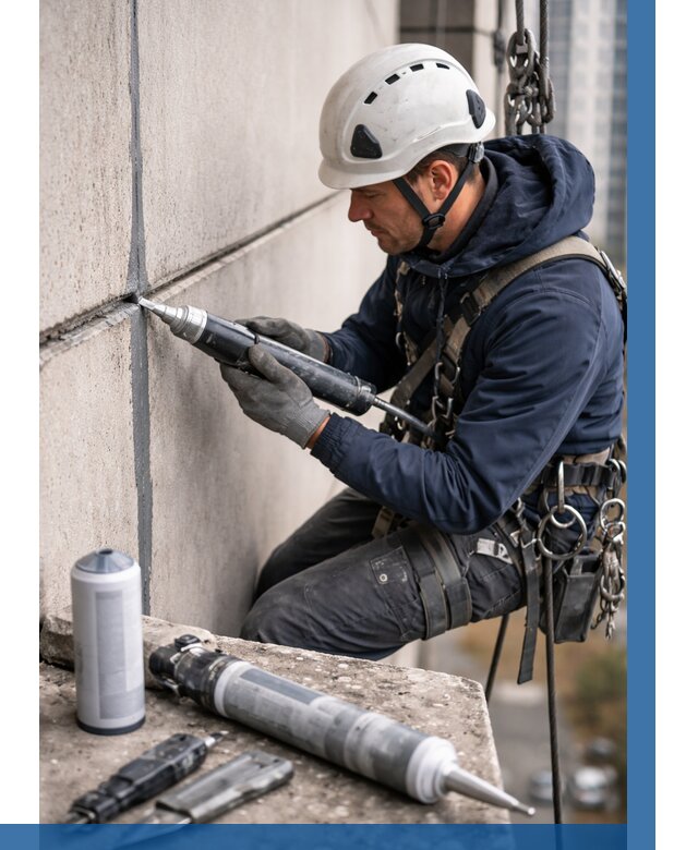 Вторичная герметизация швов в Протвине от 458 р. | ВЫСОТНИК-Прн