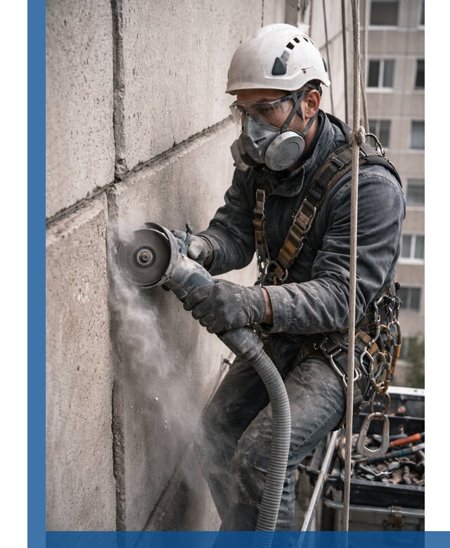 Штробление межпанельных швов в Протвине качественно и быстро