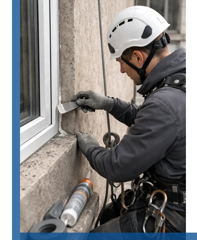 Герметизация монтажных швов окон в Протвине с гарантией качества