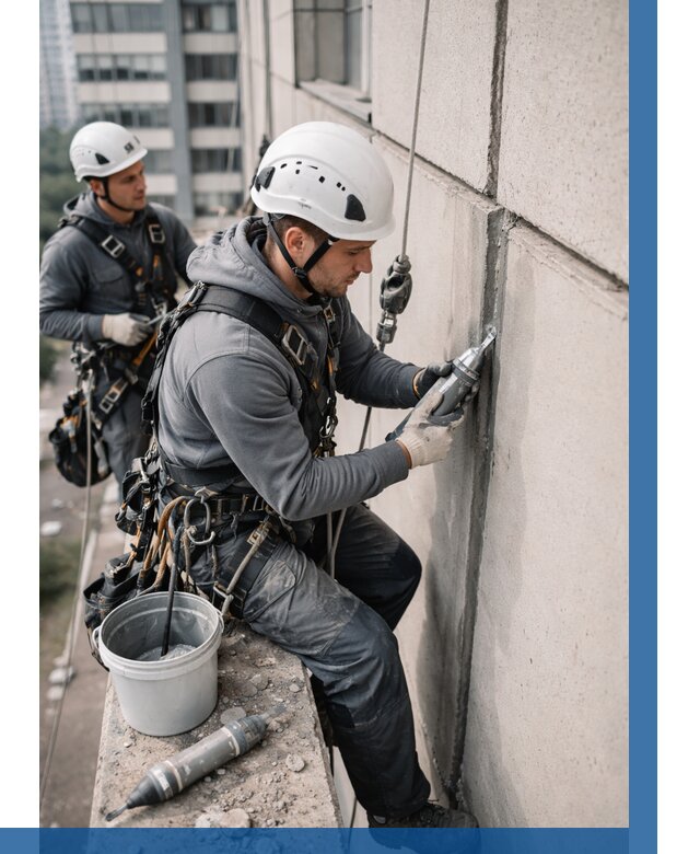 Ремонт деформационных швов здания в Протвине от 1018 р. | ВЫСОТНИК-Прн