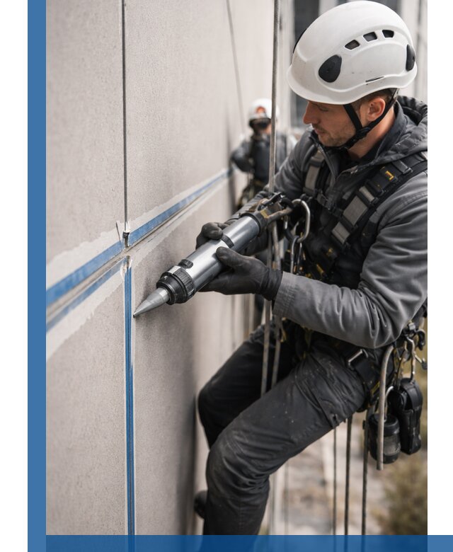 Герметизация стыков фасадных панелей в Протвине качественно и быстро