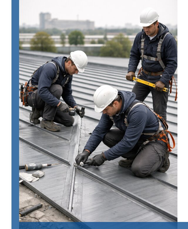 Ремонт фальцевой кровли в Протвине срочно и качественно