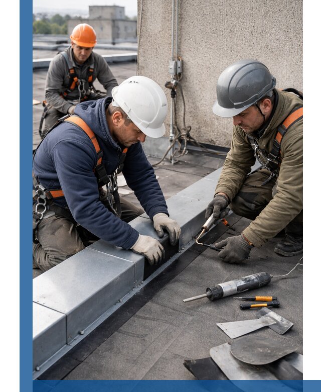 Ремонт кровельных примыканий в Протвине профессионально