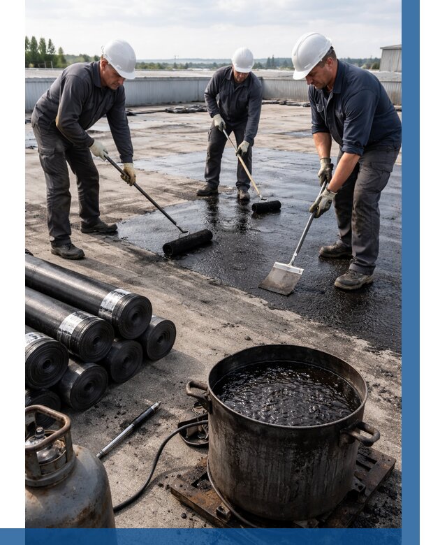 Гидроизоляция кровли мастикой в Протвине от 611 р. | ВЫСОТНИК-Прн