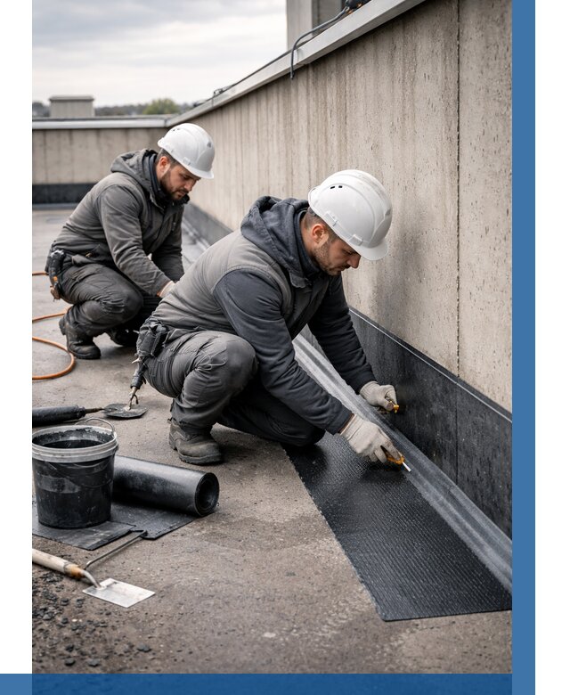 Гидроизоляция примыканий на кровле в Протвине от 916 р. | ВЫСОТНИК-Прн