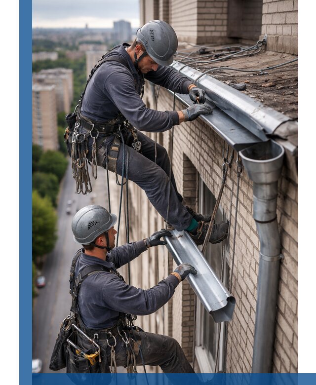 Ремонт водосточных желобов в Протвине, быстро и качественно