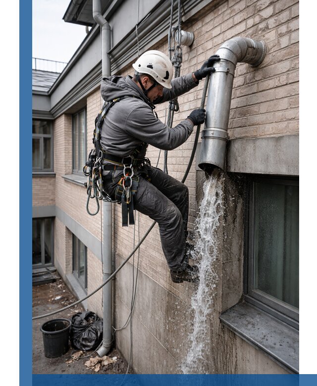 Профессиональная прочистка водосточных труб в Протвине с гарантией