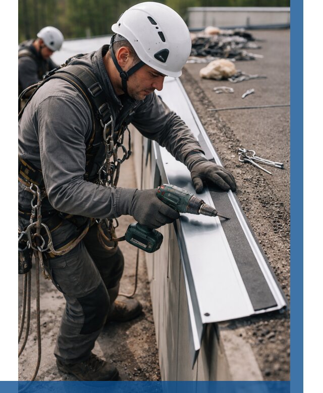 Монтаж капельника на кровле в Протвине от 305 р. | ВЫСОТНИК-Прн