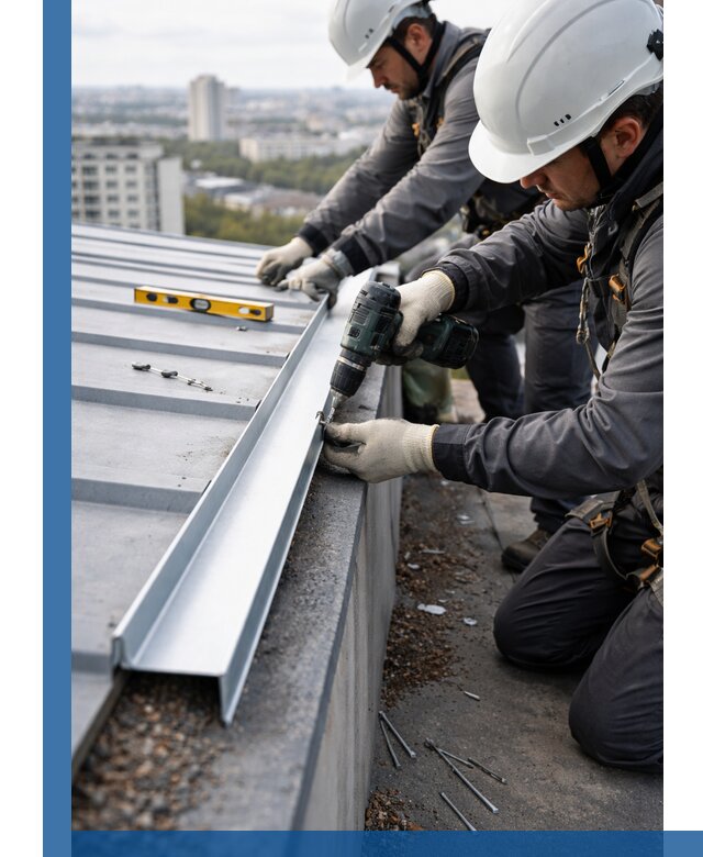 Монтаж капельника на кровле в Протвине с гарантией качества