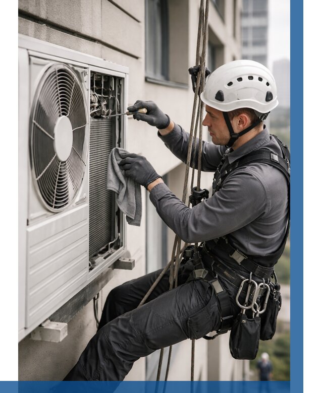 Обслуживание внешнего блока кондиционера в Протвине от 2747 р.ВЫСОТНИК-Прн