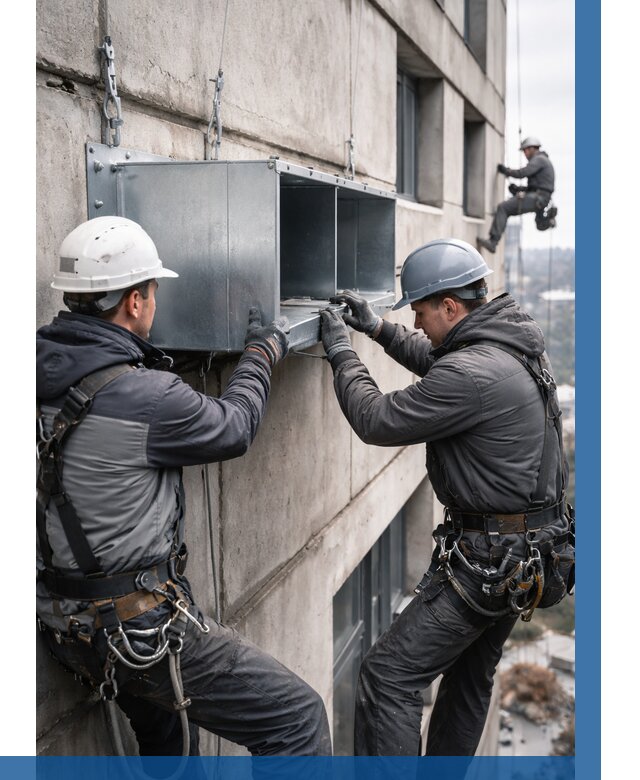 Монтаж вентиляционных коробов в Протвине от 3053 р. | ВЫСОТНИК-Прн