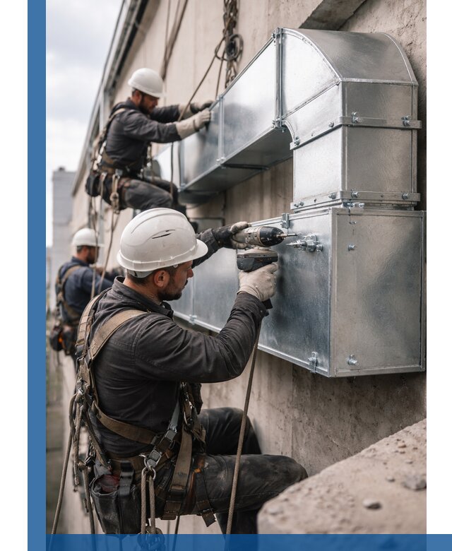 Профессиональный монтаж вентиляционных коробов в Протвине под ключ