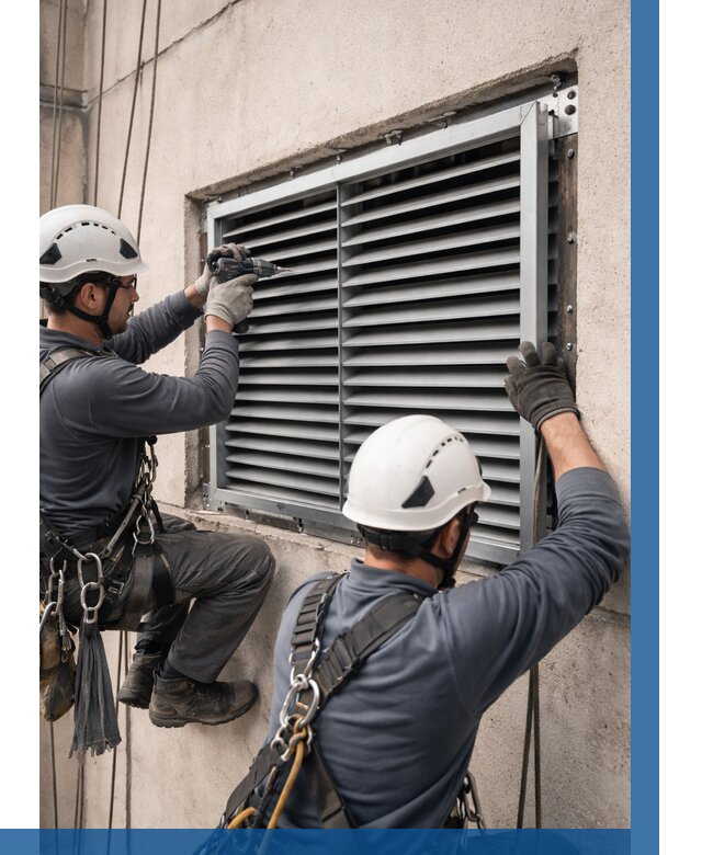 Монтаж вентиляционных решеток в Протвине от 4579 р. | ВЫСОТНИК-Прн