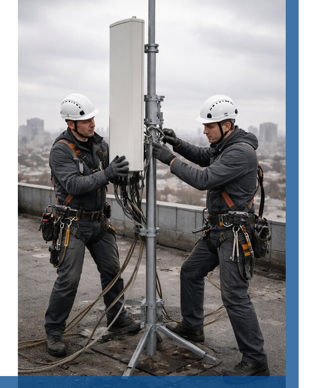 Монтаж антенн связи на крыше в Протвине от 8649 р. | ВЫСОТНИК-Прн