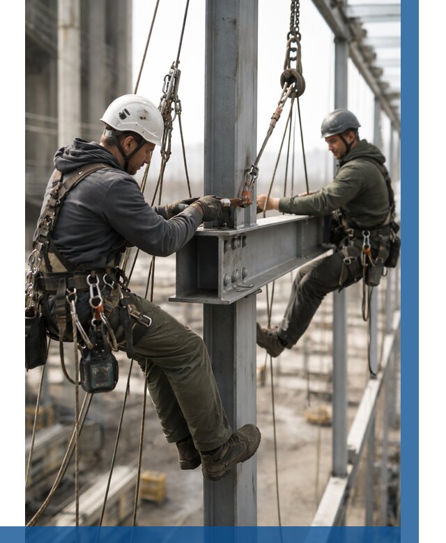 Монтаж металлоконструкций на высоте в Протвине от 3561 р. | ВЫСОТНИК-Прн