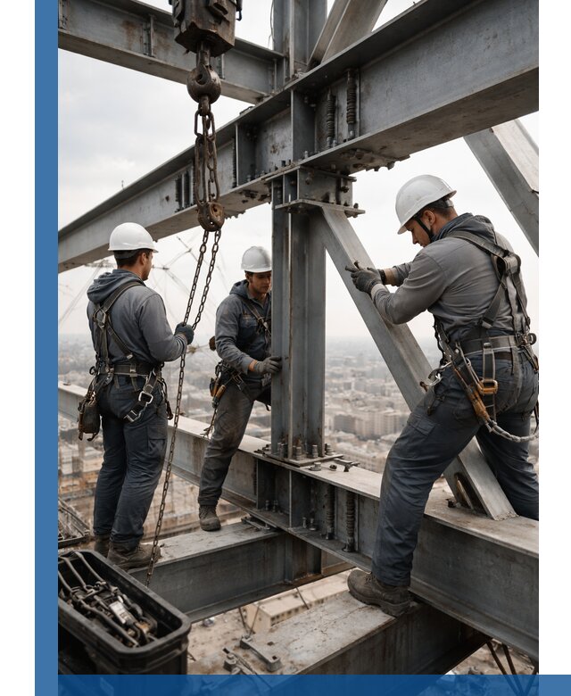 Профессиональный монтаж металлоконструкций на высоте в Протвине