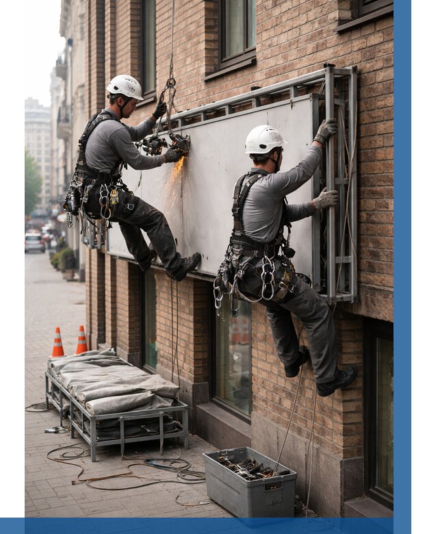 Демонтаж рекламной вывески в Протвине от 6614 р. | ВЫСОТНИК-Прн