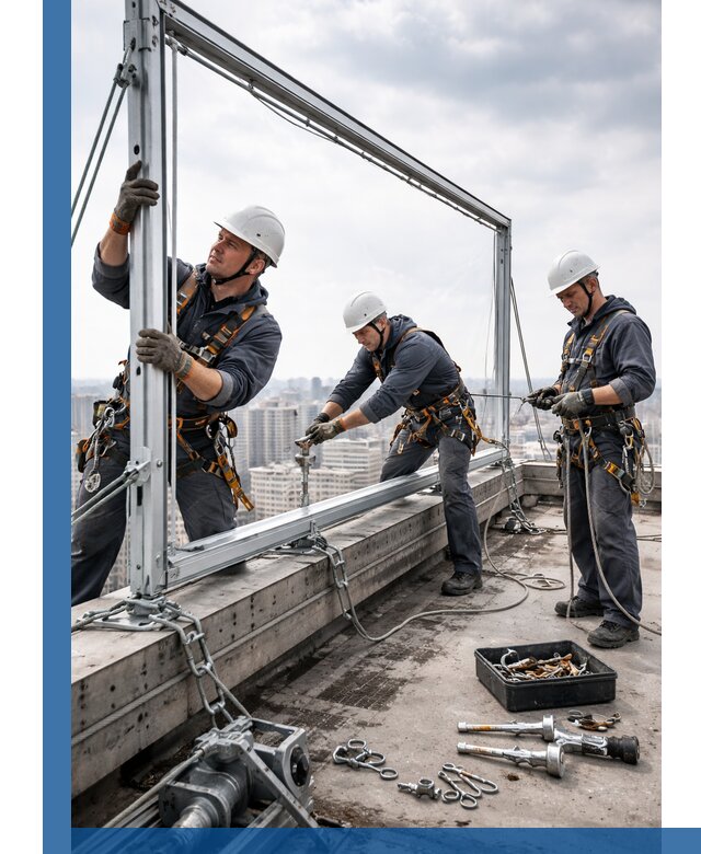 Монтаж крышных рекламных конструкций под ключ в Протвине