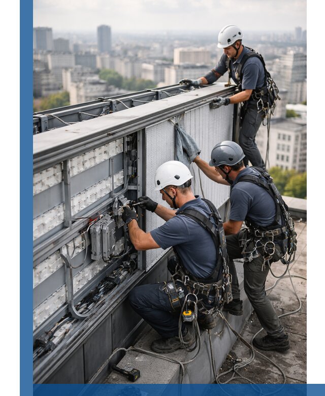 Профессиональное обслуживание крышной рекламы в Протвине под ключ