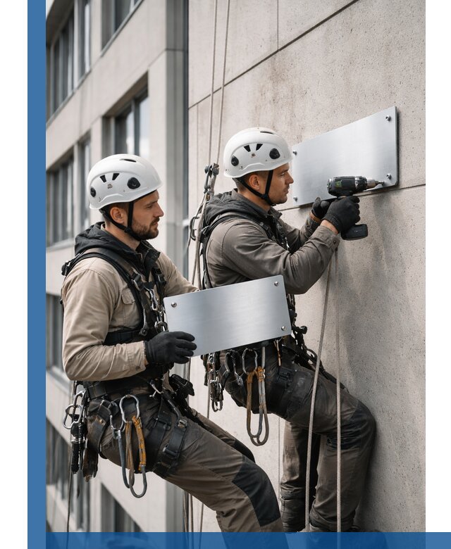 Монтаж табличек и указателей в Протвине для зданий и сооружений