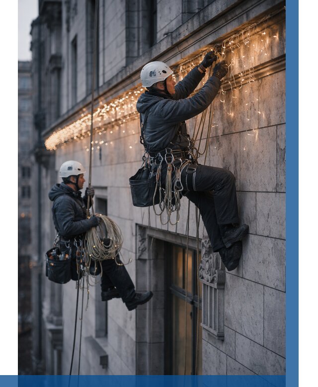 Монтаж новогодней иллюминации в Протвине от 8649 р. | ВЫСОТНИК-Прн