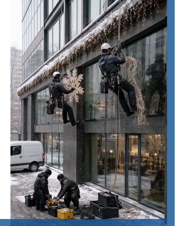 Демонтаж новогоднего оформления в Протвине от 5596 р. | ВЫСОТНИК-Прн