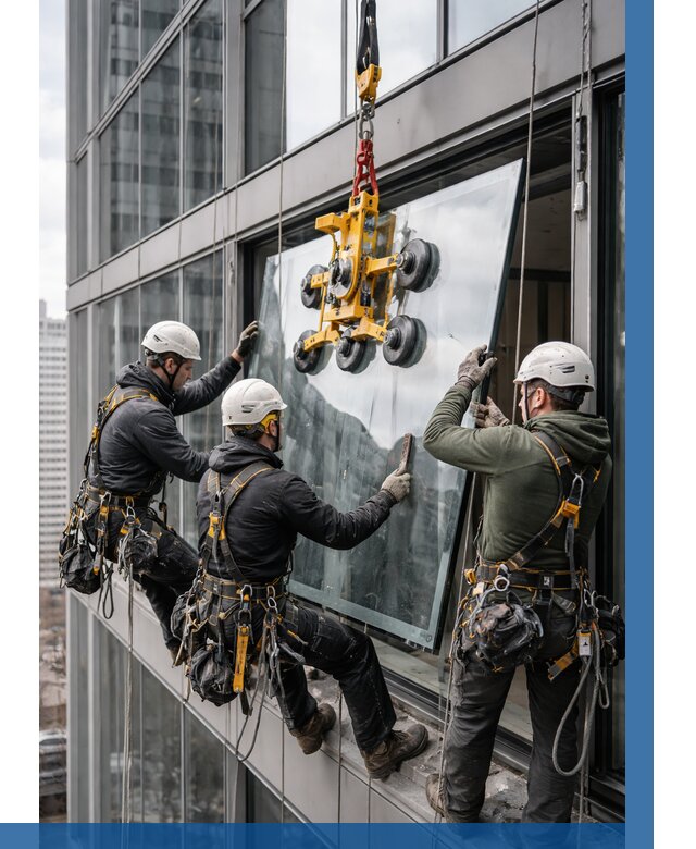 Фасадное остекление зданий под ключ в Протвине от 10175 р. | ВЫСОТНИК-Прн