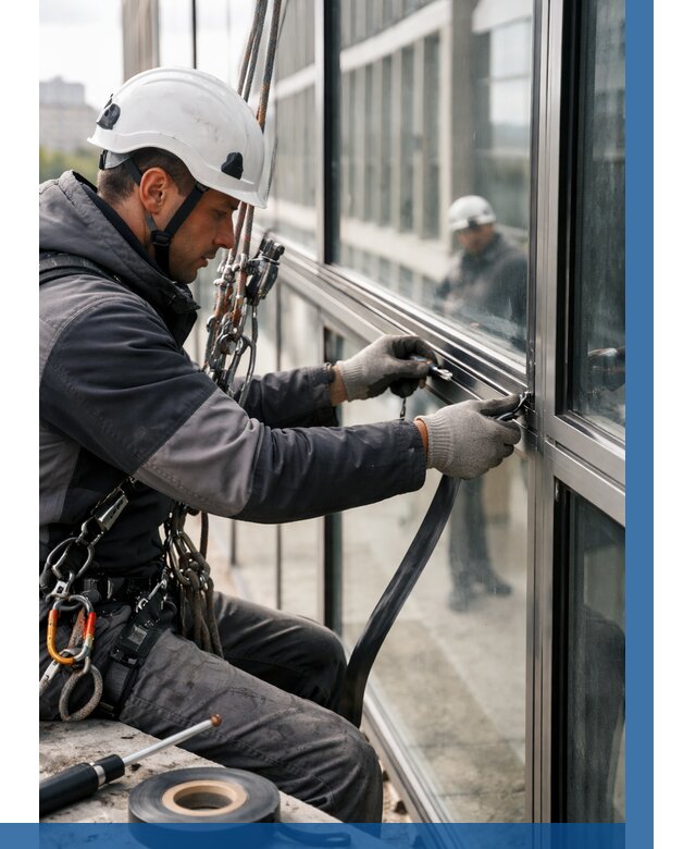 Ремонт витражных конструкций в Протвине от 3561 р. | ВЫСОТНИК-Прн