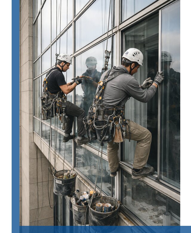 Ремонт витражных конструкций и фасадного остекления в Протвине