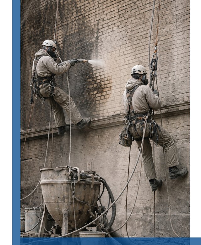 Пескоструйная очистка фасадов в Протвине профессионально