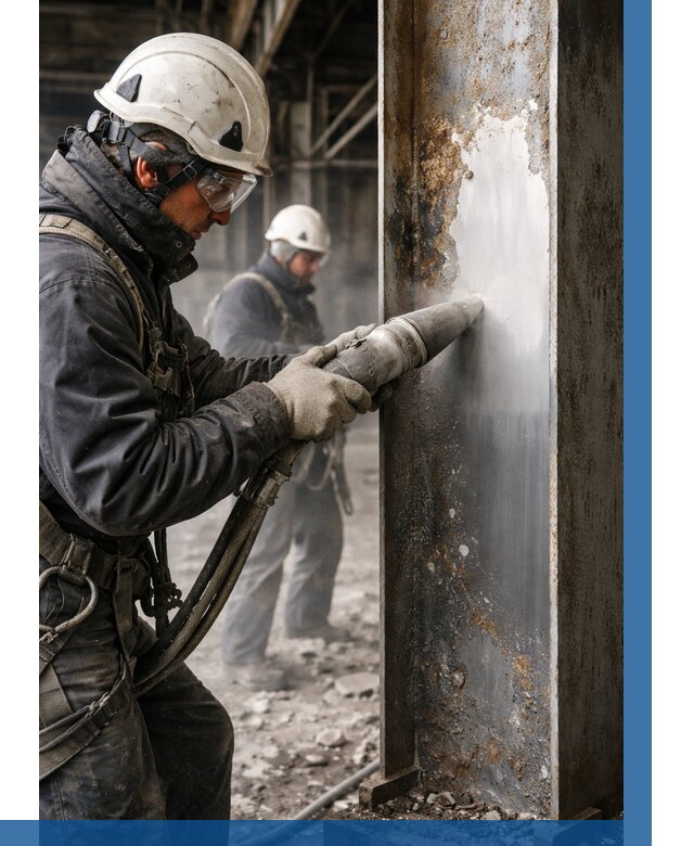 Удаление старой краски с металла в Протвине от 458 р. | ВЫСОТНИК-Прн