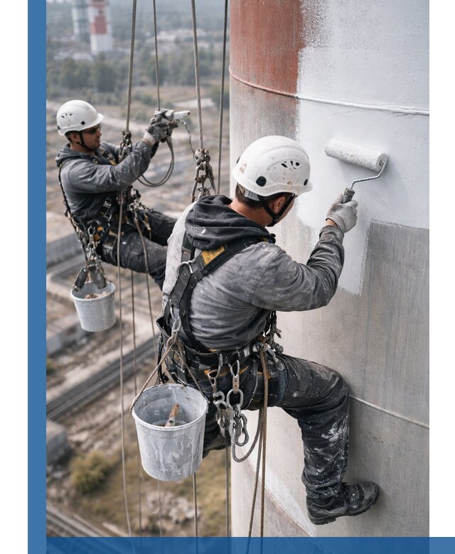Покраска дымовых труб в Протвине: антикоррозийная защита и восстановление
