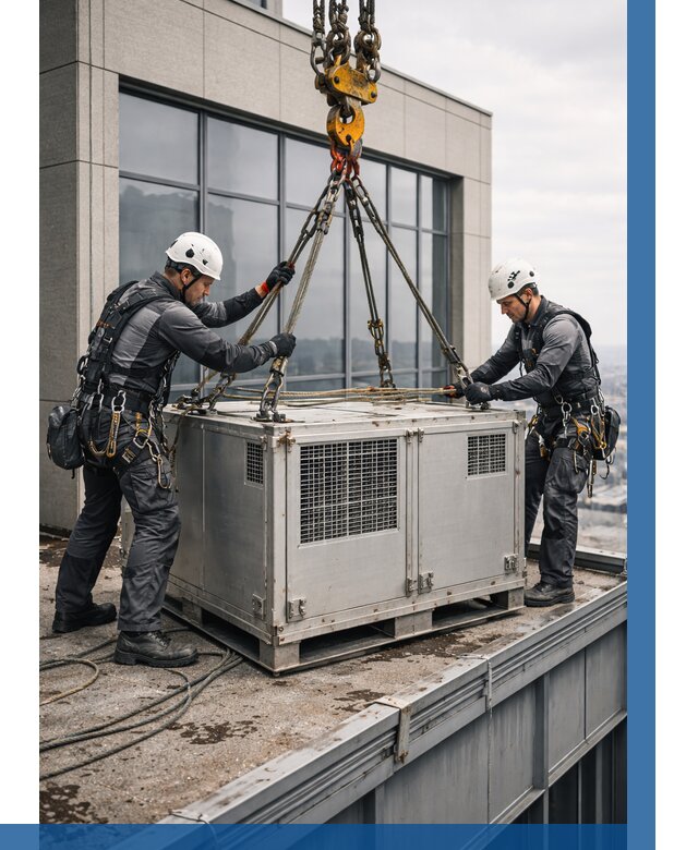 Такелажные работы на высоте в Протвине от 8140 р. | ВЫСОТНИК-Прн