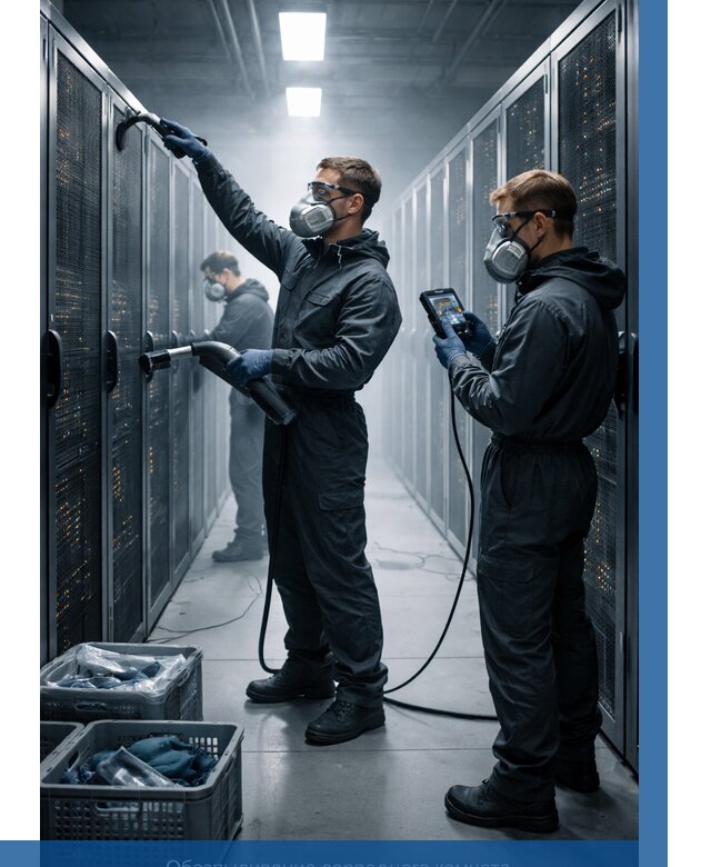 Обеспыливание серверной комнаты в Протвине от 4579 р. | ВЫСОТНИК-Прн