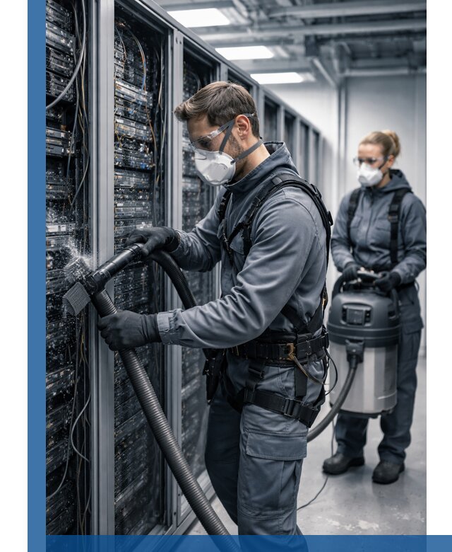 Обеспыливание серверной комнаты в Протвине, профессиональная очистка