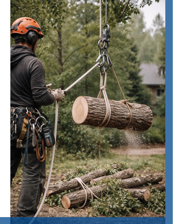 Валка деревьев частями в Протвине от 7631 р. | ВЫСОТНИК-Прн