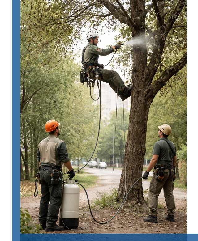 Обработка деревьев от вредителей в Протвине профессиональная защита