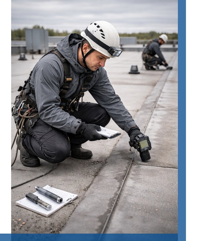 Обследование кровли на протечки в Протвине от 4579 р. | ВЫСОТНИК-Прн