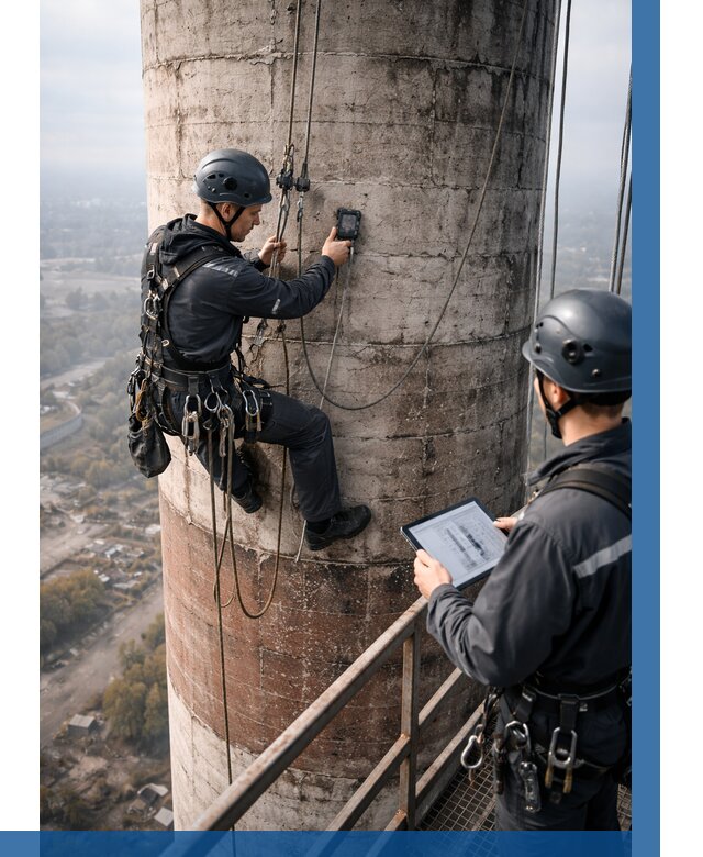Обследование дымовой трубы в Протвине от 8140 р. | ВЫСОТНИК-Прн
