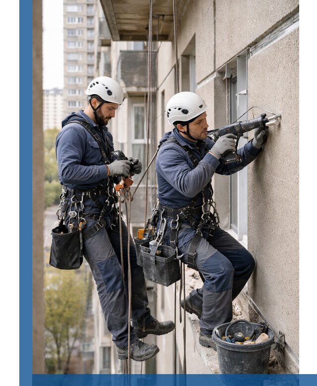 Промышленные альпинисты высотные работы и монтаж в Протвине